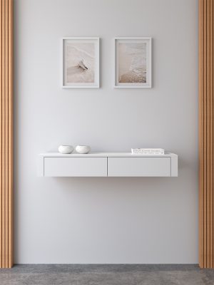 Consola Recibidor Modelo Love Blanca Colgada