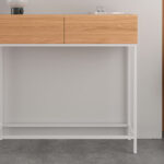Consola recibidor living roble