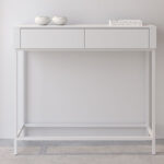 Consola recibidor Love blanca