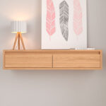 Consola recibidor Neo roble pared