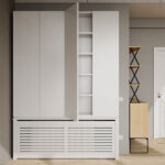 Cubreradiador estantería cerrada