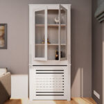 Cubreradiador con vitrina