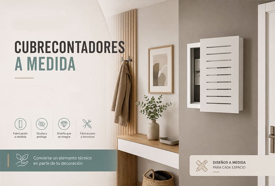 Cubrecontadores a medida Mobleku